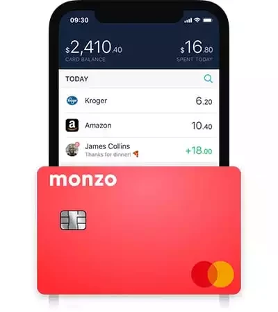 Monzo | 不用去银行就能办的英国“网红”银行卡